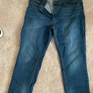 True Nation Men's Straight Denim Blue Jeans